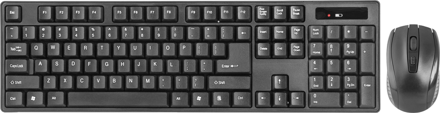 Клавиатура + мышь Defender #1 C-915 RU, Black