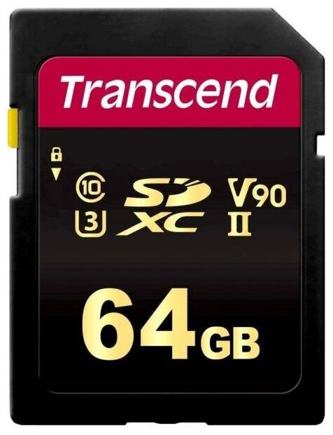 Карта памяти SD XC 64Gb Transcend TS64GSDC700S