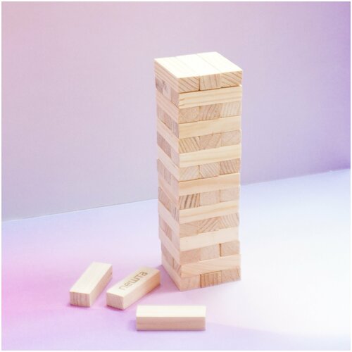 Настольная игра Дженга / Jenga mini для детей и взрослых настольная игра дженга jenga mini для детей и взрослых