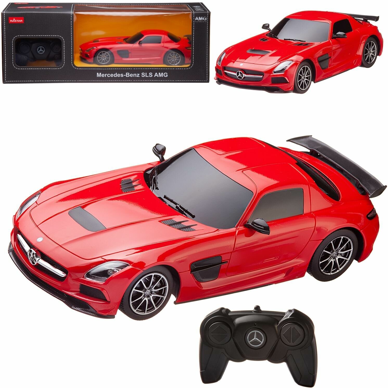 Машина р/у 1:18 Mercedes-Benz SLS AMG Цвет Красный