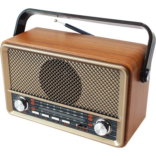 Стильный Bluetooth радиоприемник в стиле Ретро Kemai MD-511 Темный 377500₽
