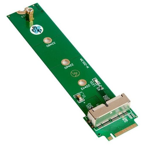 адаптер adapter ssd для apple macbook air pro imac a1398 a1418 a1419 a1465 a1466 для установки в m 2 ngff nfhk n 2013a Адаптер (adapter) SSD для Apple MacBook Air Pro / iMac A1398 A1418 A1419 A1465 A1466 для установки в M.2 (NGFF) / NFHK N-2013A