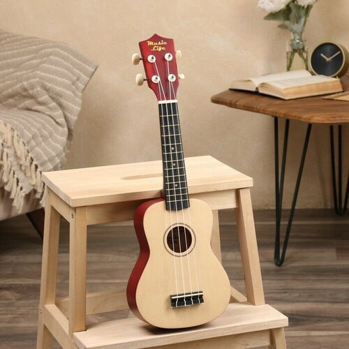 Укулеле сопрано UK-10 цвет светлое дерево 54см 4904₽