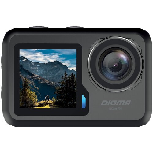 Экшн-камера Digma DiCam 790 1xCMOS 12Mpix черный