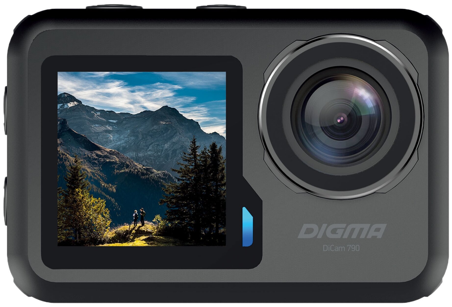 Экшн-камера Digma DiCam 790 1xCMOS 12Mpix черный .