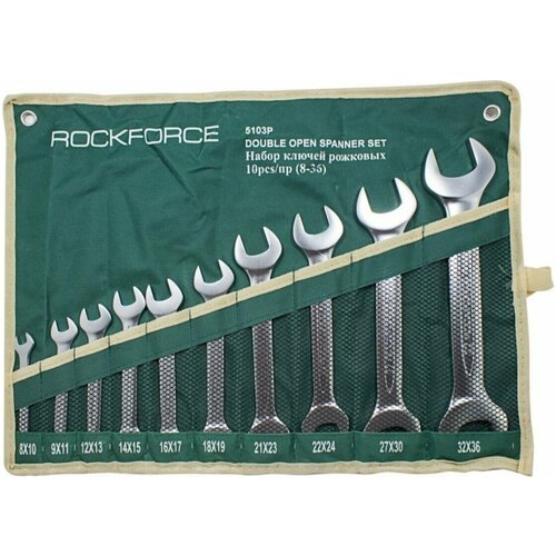 ROCKFORCE Набор ключей рожковых 10пр. RF-5103P