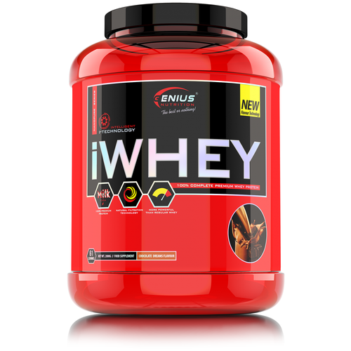 Genius Nutrition iWhey 2000 г клубника