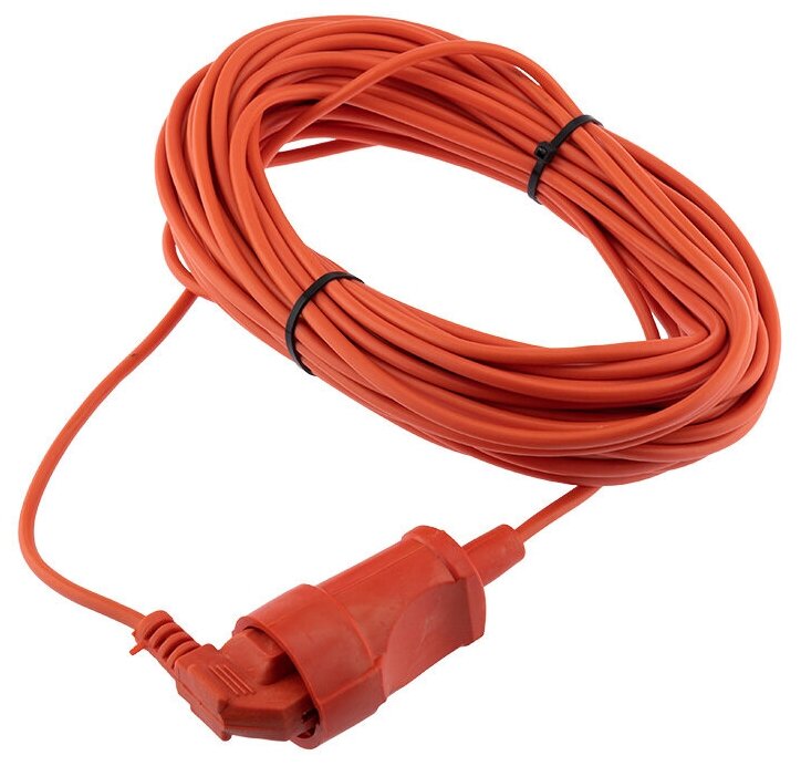 Удлинитель-шнур PROconnect ПВС 2х0.75, 20 м, б/з, 6 А, 1300 Вт, Ip20, оранжевый (Сделано в России) 1