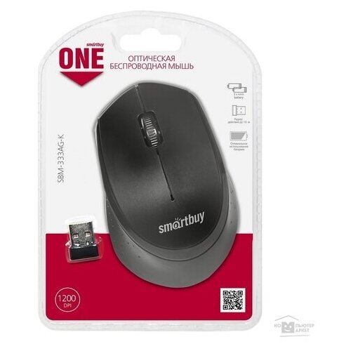 Мышь Smartbuy 333AG-K беспроводная 60900₽