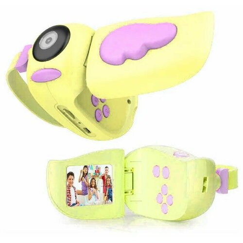 Детская фотокамера птичка цифровая камера фото-видеокамера желтый 145600₽