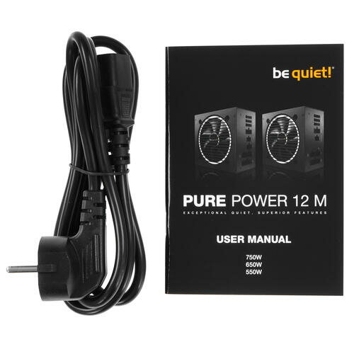 Блок питания be quiet! Pure Power 12 M 650W Gold ATX 3.0 BN342 - фото №9