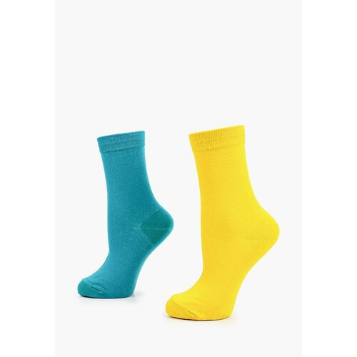 фото Носки big bang socks, 2 пары, размер 35-39, бирюзовый
