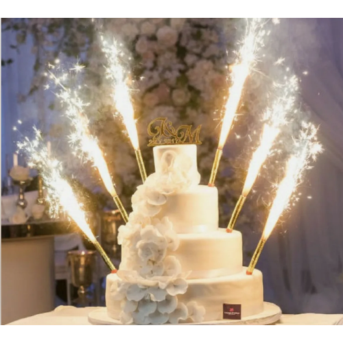 Фонтан для свечей 12 шт, 12 см /Тортовая свеча 12 штук 30 секунд/Фонтан в торт, 12 штук