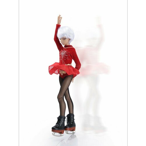 Комплект одежды Dollmore Moonshine Skate For Girl (Фигурное катание: цвет красный для кукол Доллмор)