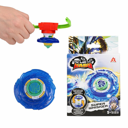 Волчок Infinity Nado, 15х10см infinity nado special edition cold shadow set metal powerful spinning top nado with launcher gyro battle set kids beyblade toy