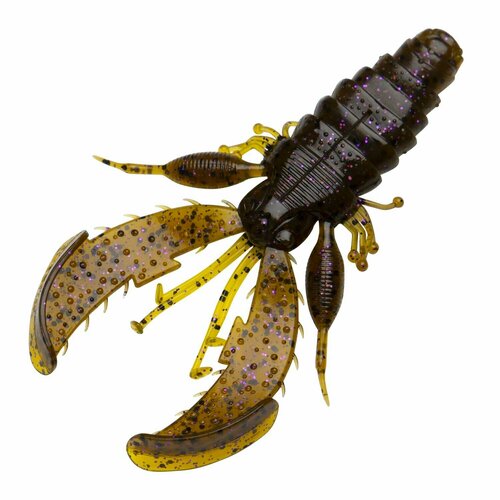 фото Приманка силиконовая westin crecraw creaturebait 10см 4шт #green pumpkin purple