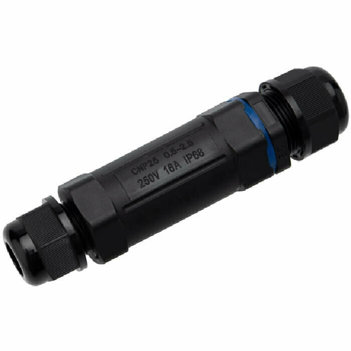фото Кабельный коннектор REXANT I-образный (3PIN 0,5-2,5мм2) IP68