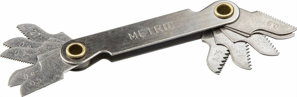 фото Резьбомер Stayer Profi 0.5-1.75мм метрическая резьба (12 щупов)