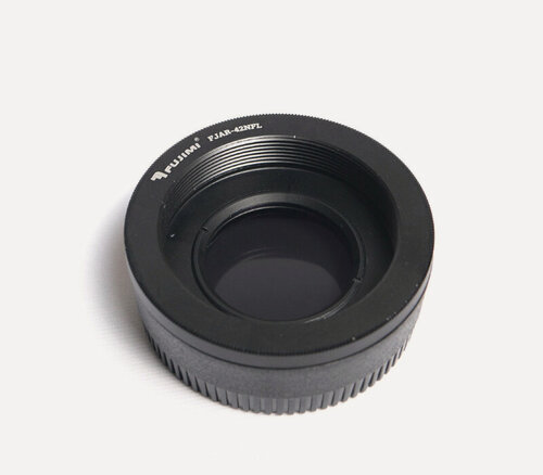 Изображение товара Адаптер Fujimi для объективов M42 на камеры Nikon F, с корректирующей линзой