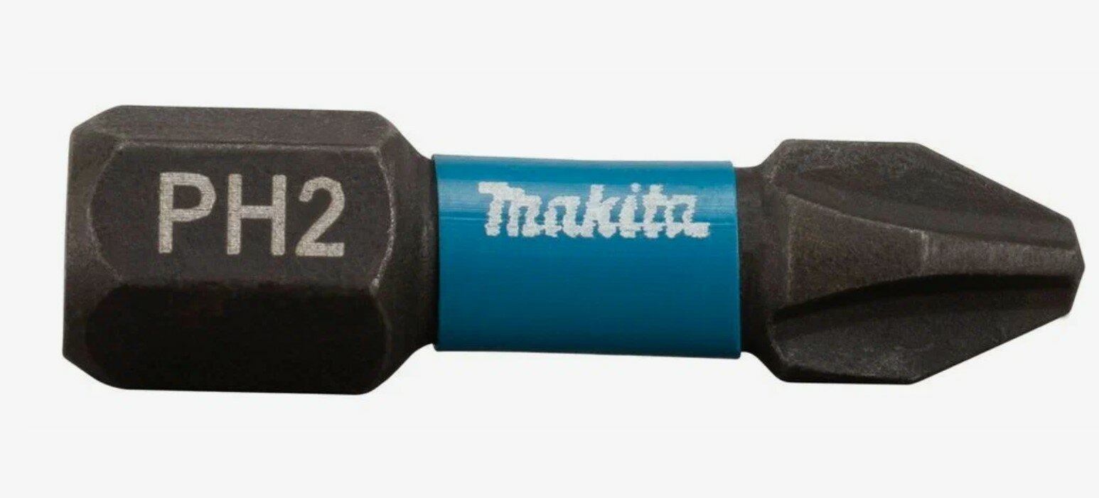 Насадка Impact Black PH2, 25 мм, C-form, 2 шт. Makita B-63616