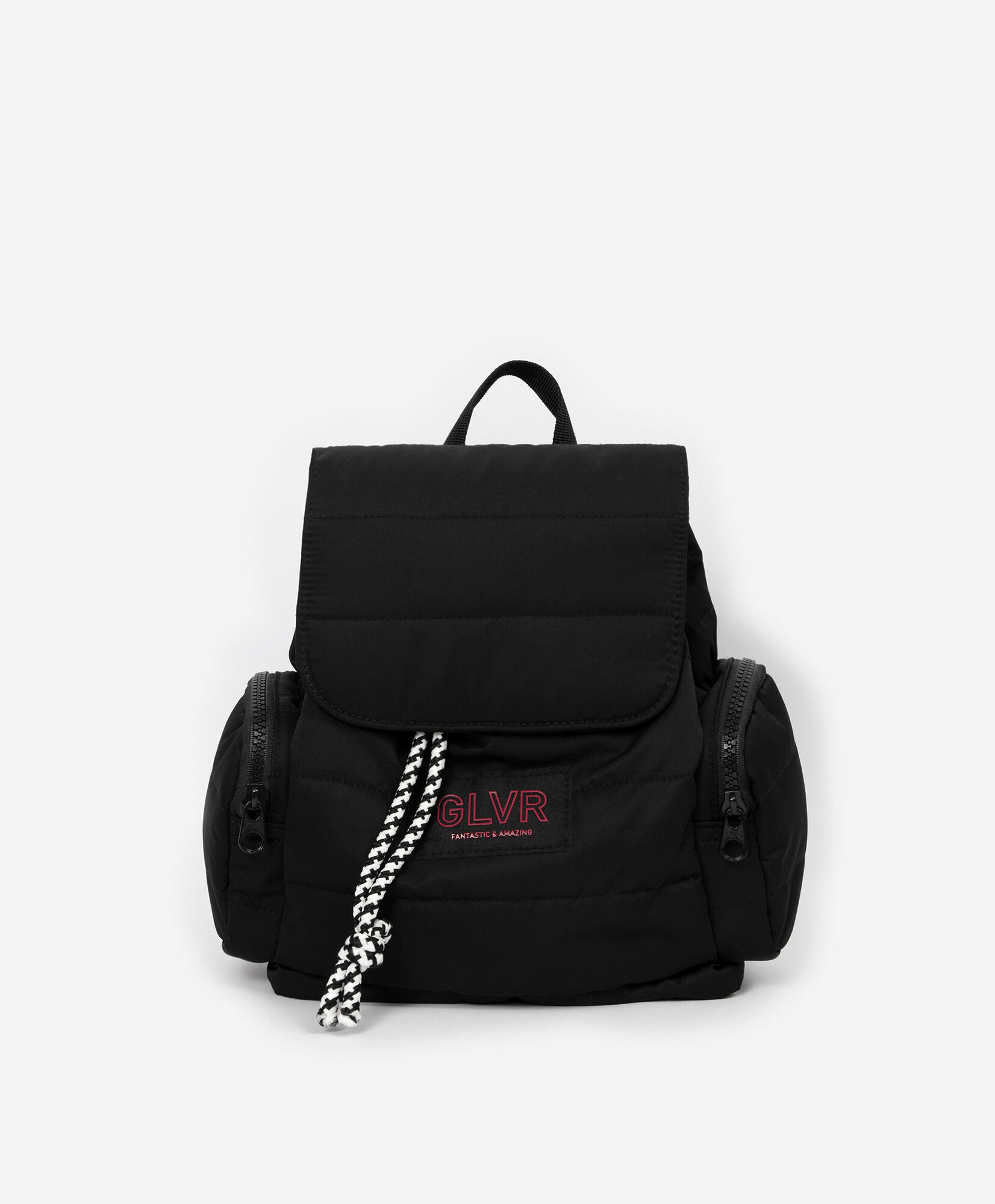 Рюкзак стеганый черный Gulliver для девочек, размер one size, мод. 22301GMA2101