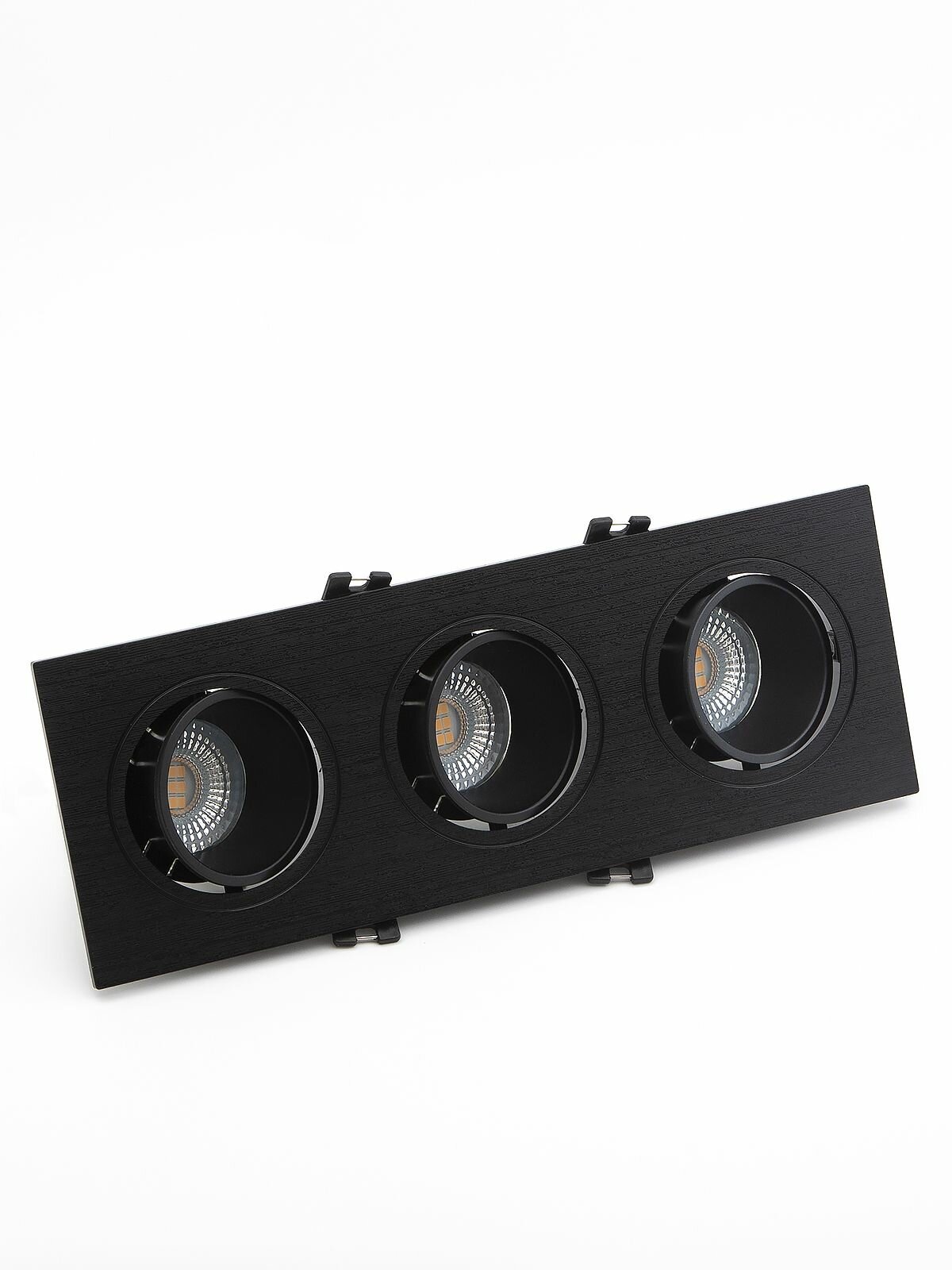 Встраиваемый светильник потолочный Maple Lamp RS-05-GU10-03SD-BLACK, черный, GU10