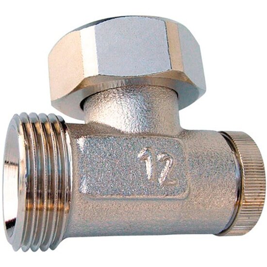 фото Узел нижней подводки HERZ угловой, одинарный G3/4" (Alum, Monolit)