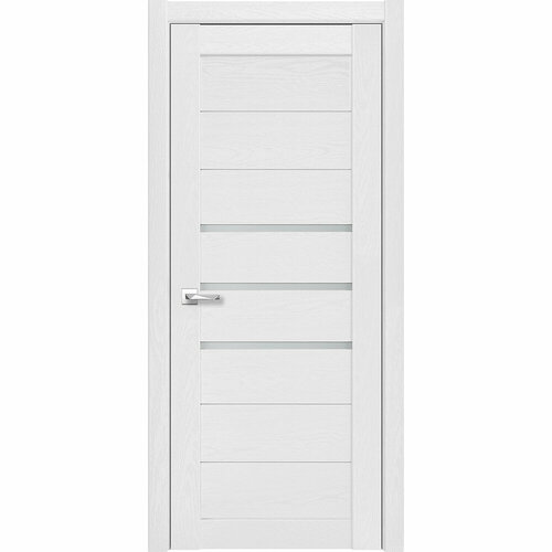 Дверь межкомнатная Мюнхен 01 700х2000 мм финишпленка 3D анкор серебристый со стеклом 10349₽