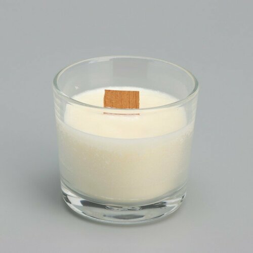 Свеча из соевого воска в стакане с деревянным фитилем Марокканский апельсин 65 гр 1шт 410₽