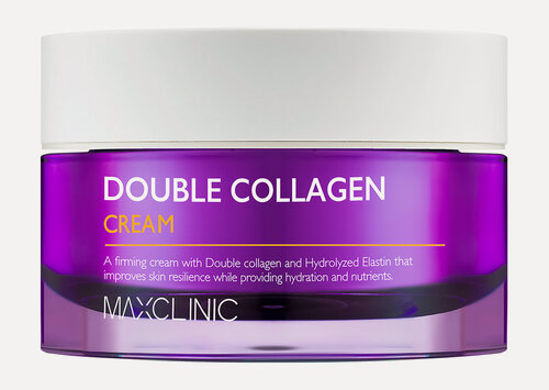 Изображение товара MAXCLINIC Double Collagen Cream Крем антивозрастной с низкомолекулярным коллагеном укрепляющий, 50 г