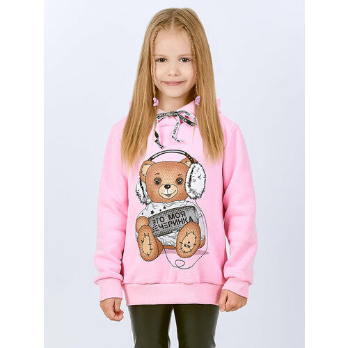 фото Толстовка ketmin, размер 122, розовый
