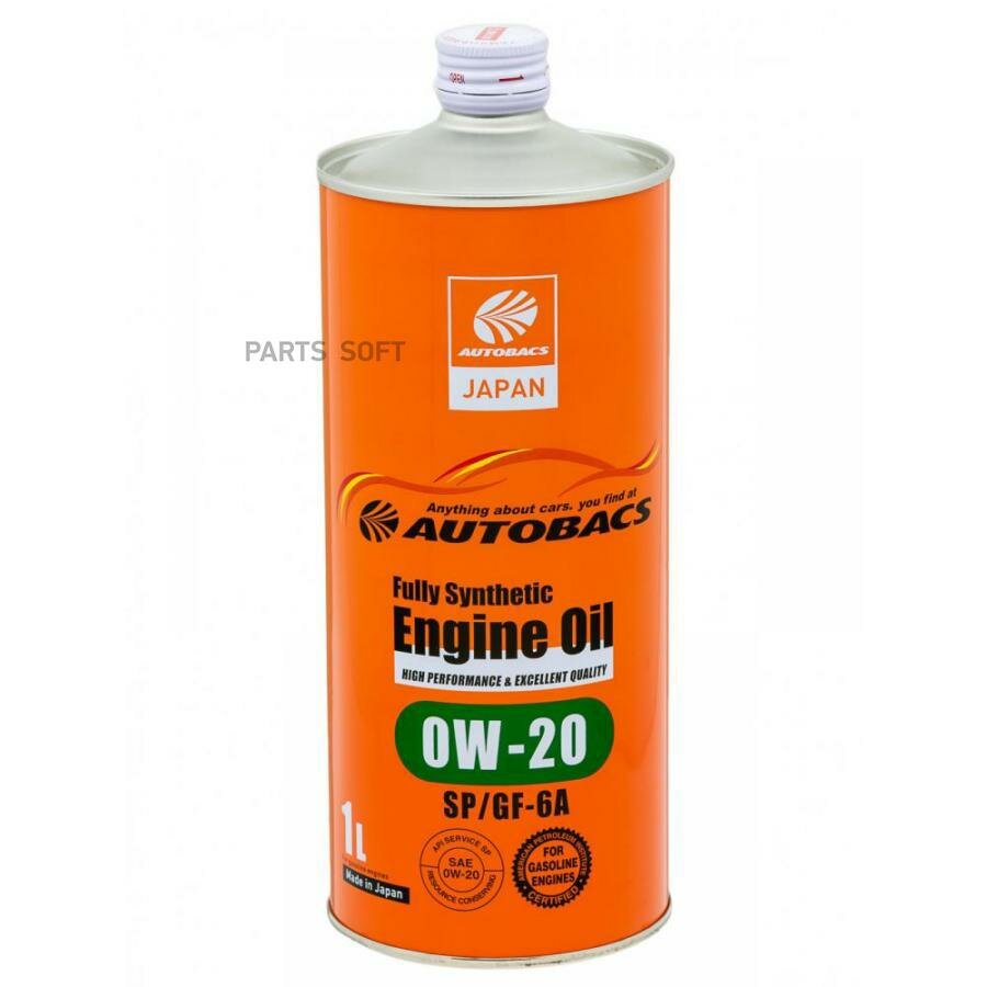 Масло моторное autobacs 0w-20 sp/gf-6 синт. 1l