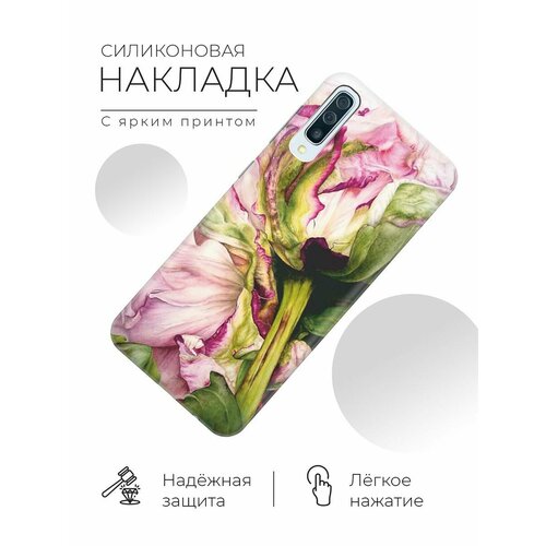 Чехол - накладка ArtColor для Samsung Galaxy A50 / A50s / A30s с принтом Нежность цветка чехол накладка artcolor для samsung galaxy a21s с принтом нежность цветка