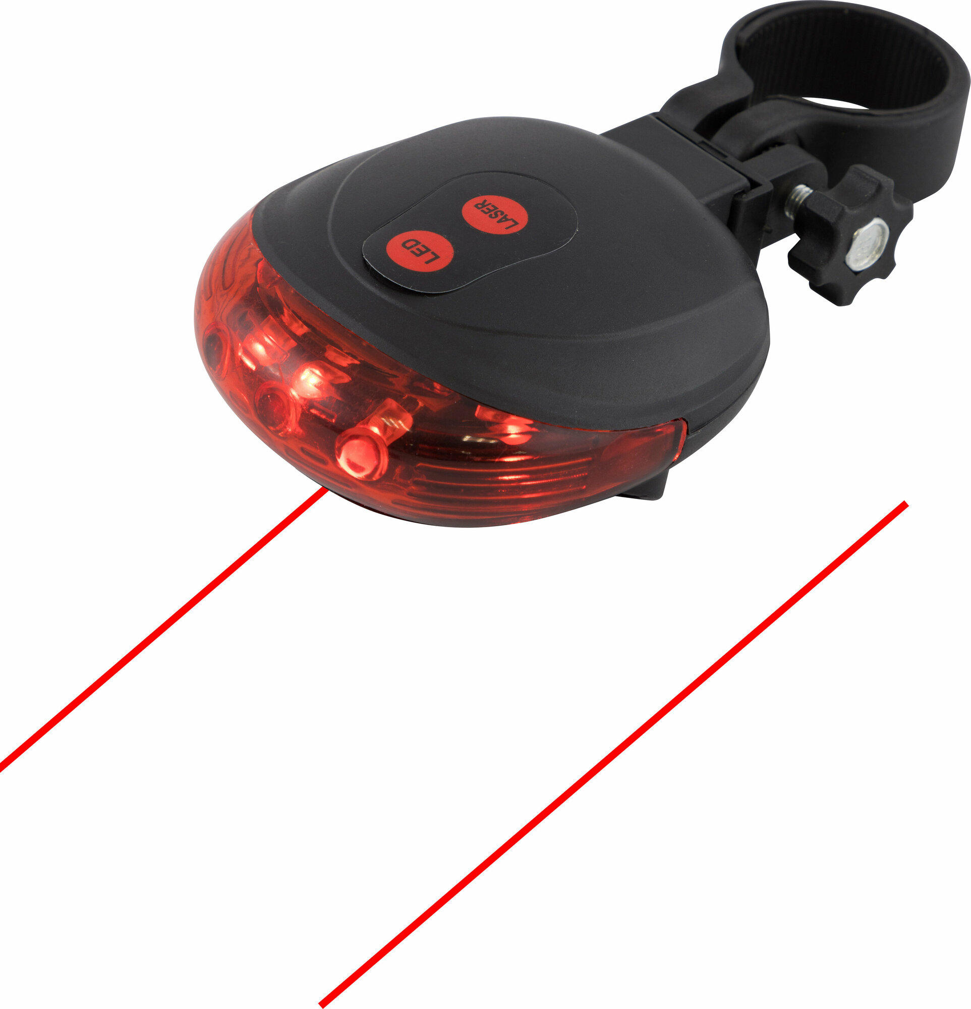 фото Габаритный велосипедный фонарь, 5 диодов, 7+2 режимов VEL-81