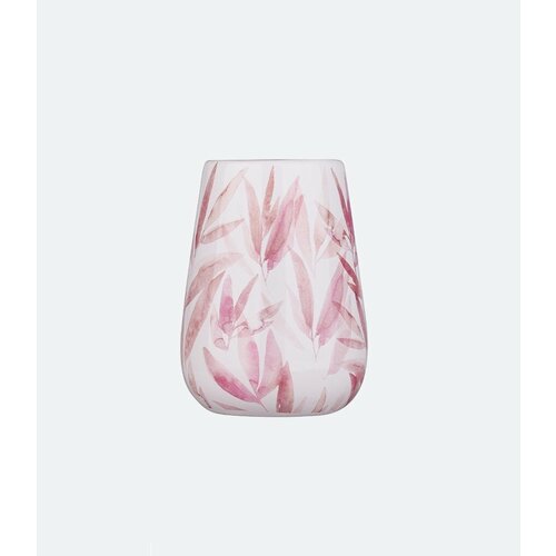 Стакан для зубных щеток Akvarel , 8,5х8,5х11,5 см, цвет белый розовый
