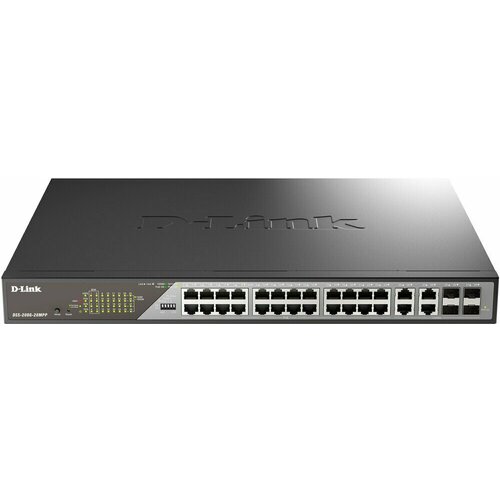 Коммутатор (switch) D-Link (DSS-200G-28MPP)