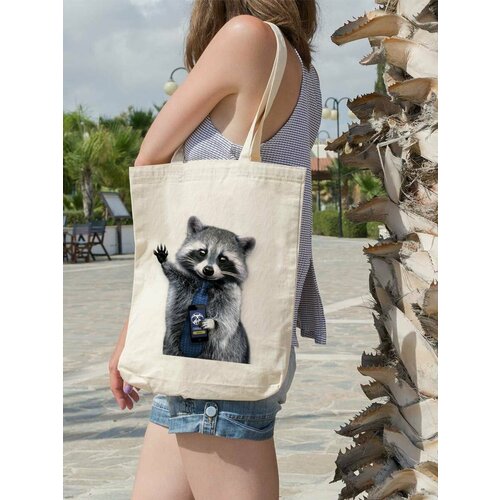 фото Сумка шоппер , фактура плетеная, голубой kotofoto76