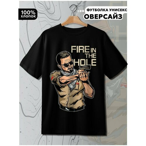 фото Футболка hypnotica, размер l, черный