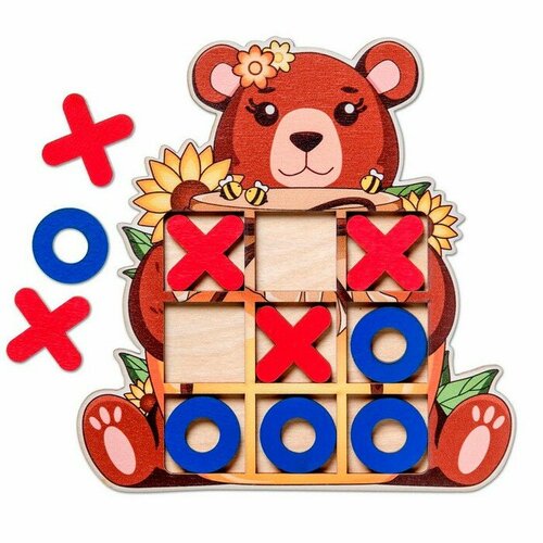 Настольная игра «Крестики-нолики Медвежонок»