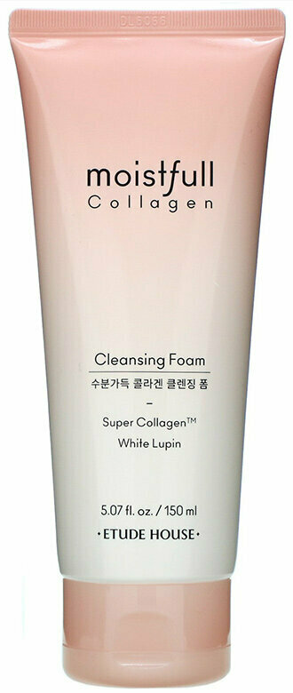 Etude House~Пенка с коллагеном для умывания~Moistfull Collagen Cleansing Foam