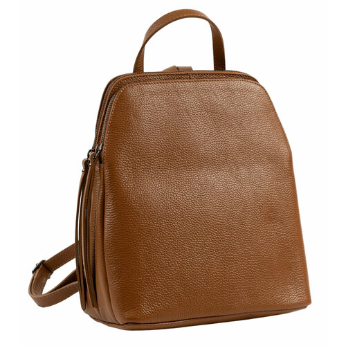 фото Рюкзак sefaro, фактура зернистая, коричневый