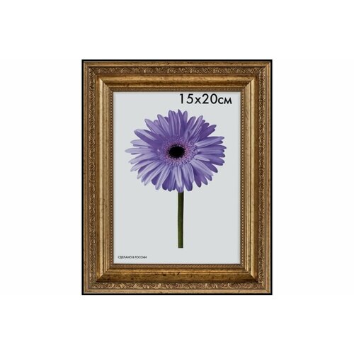Пластиковая рамка ООО Изометрика Dorothy 15x20 см золотая 0023-6-4274
