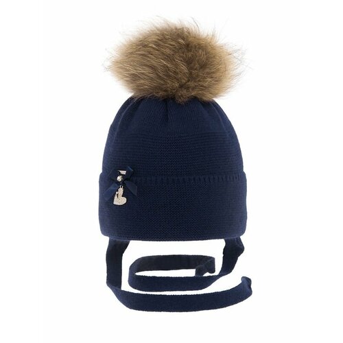 фото Шапка mialt, размер 50-52, синий