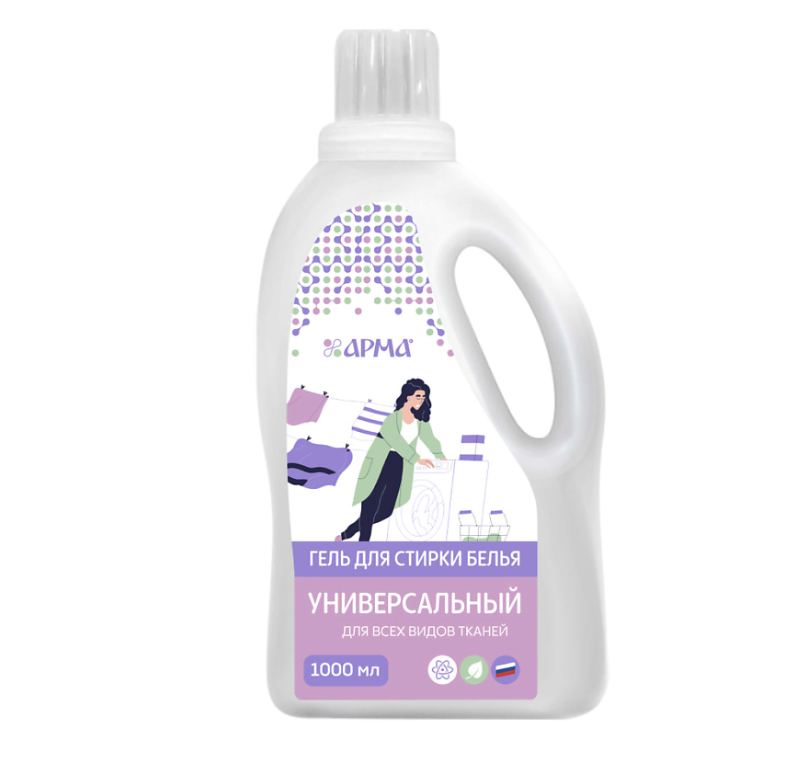Гель для стирки белья Арма универсальный 1000 мл