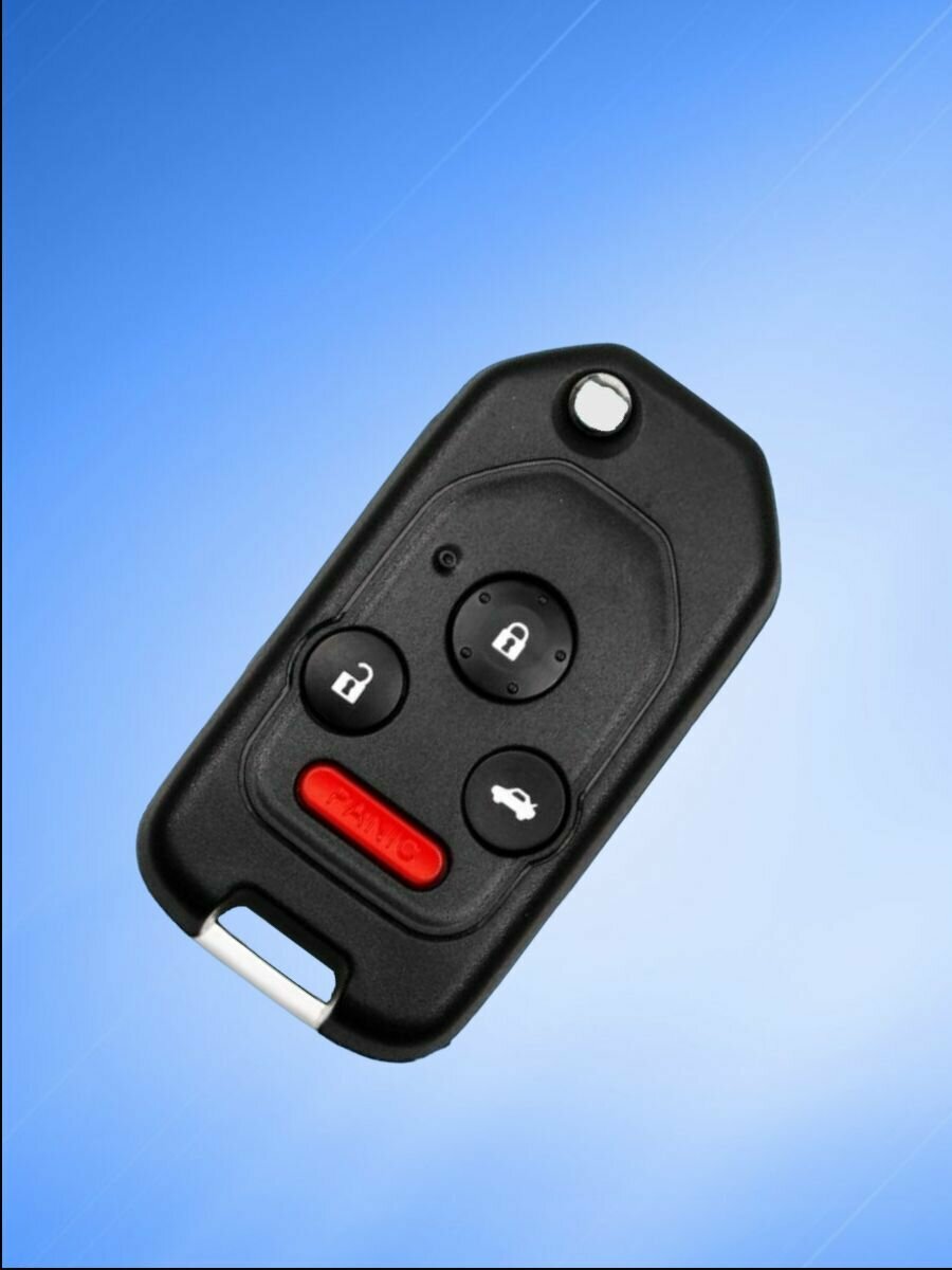 Корпус выкидного ключа с 3 кнопками + panic! для Хонда / Honda