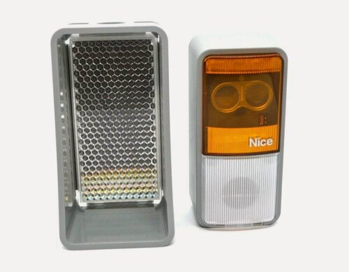 Изображение товара Фотоэлементы с зеркально-линзовым объективом NICE EPMORB беспроводные, работают по 2х проводной шине BlueBus