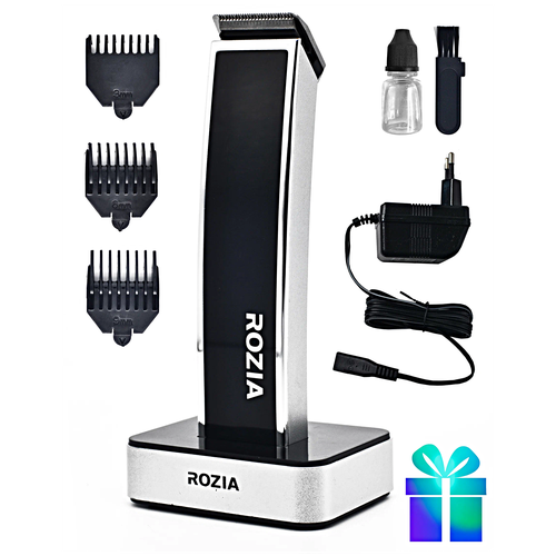 Машинка для стрижки волос Розия Профессиональный триммер для стрижки волос для бороды усов Черный 1240₽