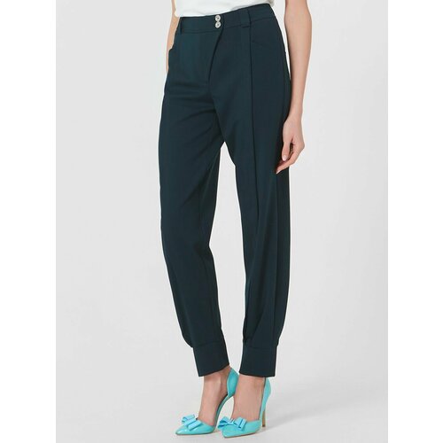 фото Брюки бананы lo, размер 44, зеленый