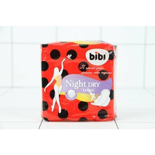 Прокладки BiBi Night Dry 7шт 4957