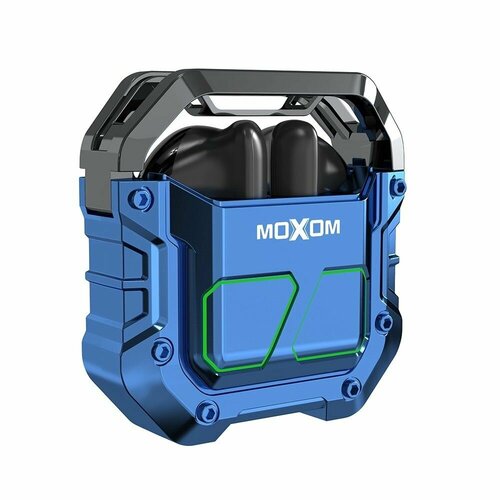 Беспроводные наушники MOXOM ARMOUR TW22 TWS / Синий